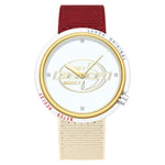 Orologio SANDA 3202 Slim Silent impermeabile fino a 3 ATM con cinturino in nylon, ideale per studenti.