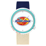 Orologio SANDA 3202 Slim Silent impermeabile fino a 3 ATM con cinturino in nylon, ideale per studenti.