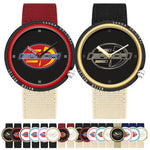 Orologio SANDA 3202 Slim Silent impermeabile fino a 3 ATM con cinturino in nylon, ideale per studenti.