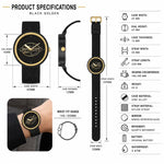 Orologio SANDA 3202 Slim Silent impermeabile fino a 3 ATM con cinturino in nylon, ideale per studenti.