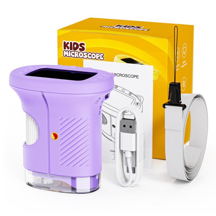Microscopio portatile per bambini con schermo 2,4 pollici