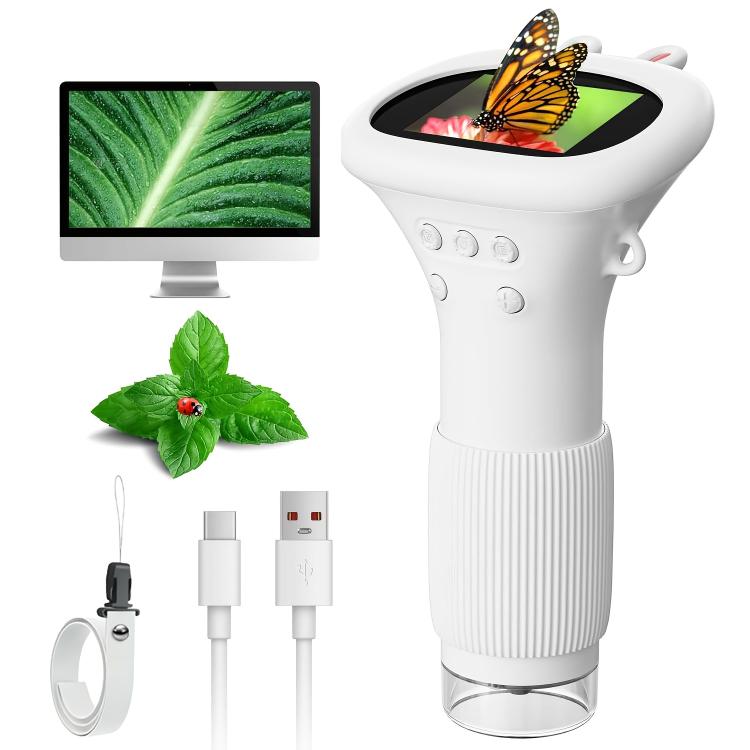 Microscopio ottico portatile con schermo da 2 pollici
