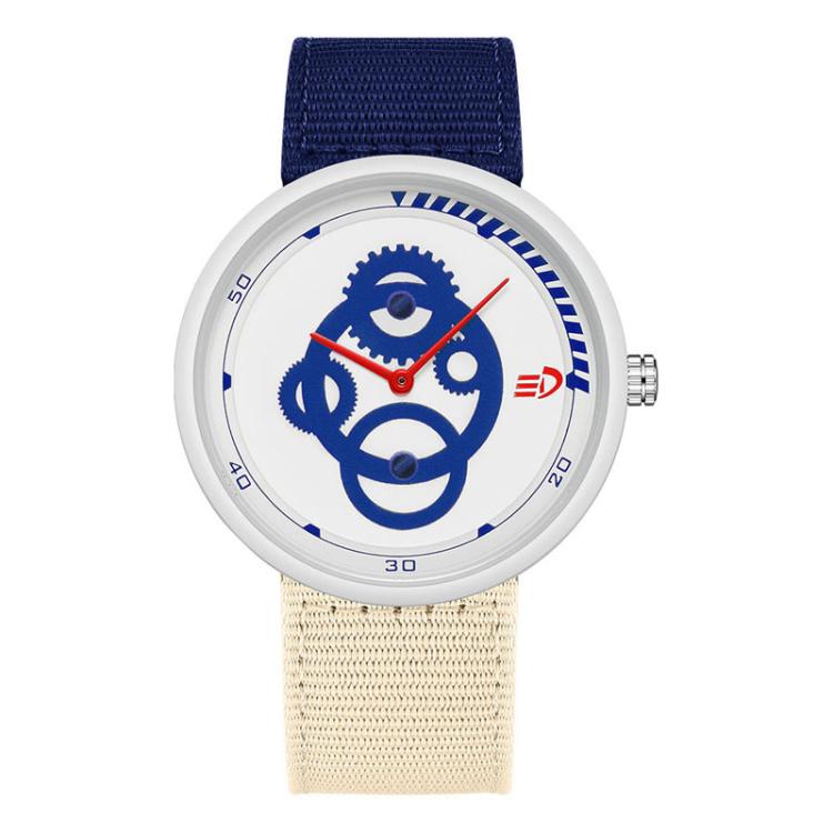 Orologio da studente SANDA 3216 dallo stile minimalista, impermeabile fino a 5 ATM, con cinturino in nylon.