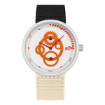 Orologio da studente SANDA 3216 dallo stile minimalista, impermeabile fino a 5 ATM, con cinturino in nylon.