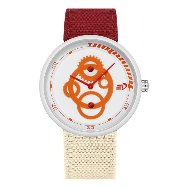 Orologio da studente SANDA 3216 dallo stile minimalista, impermeabile fino a 5 ATM, con cinturino in nylon.