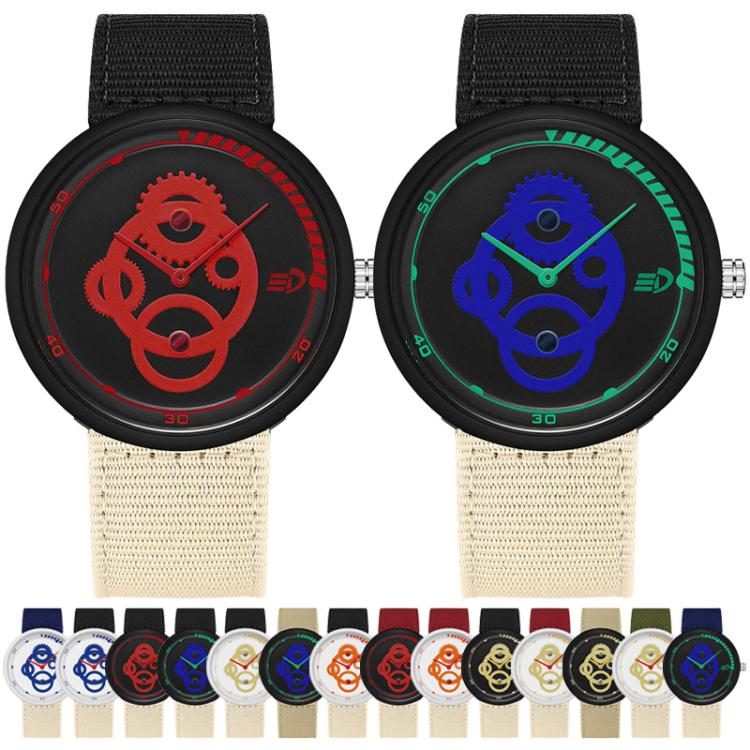 Orologio da studente SANDA 3216 dallo stile minimalista, impermeabile fino a 5 ATM, con cinturino in nylon.