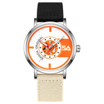 Orologio da studente SANDA 3217 stile preppy, impermeabile fino a 5 ATM, con cinturino in nylon.