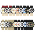 Orologio da studente SANDA 3217 stile preppy, impermeabile fino a 5 ATM, con cinturino in nylon.
