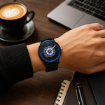 Orologio da studente SANDA 3217 stile preppy, impermeabile fino a 5 ATM, con cinturino in nylon.