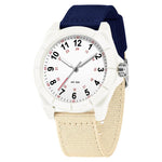 Orologio SANDA 6232 semplice, impermeabile fino a 5 ATM, con luminescenza e cinturino in nylon.