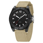 Orologio SANDA 6232 semplice, impermeabile fino a 5 ATM, con luminescenza e cinturino in nylon.