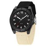Orologio SANDA 6232 semplice, impermeabile fino a 5 ATM, con luminescenza e cinturino in nylon.