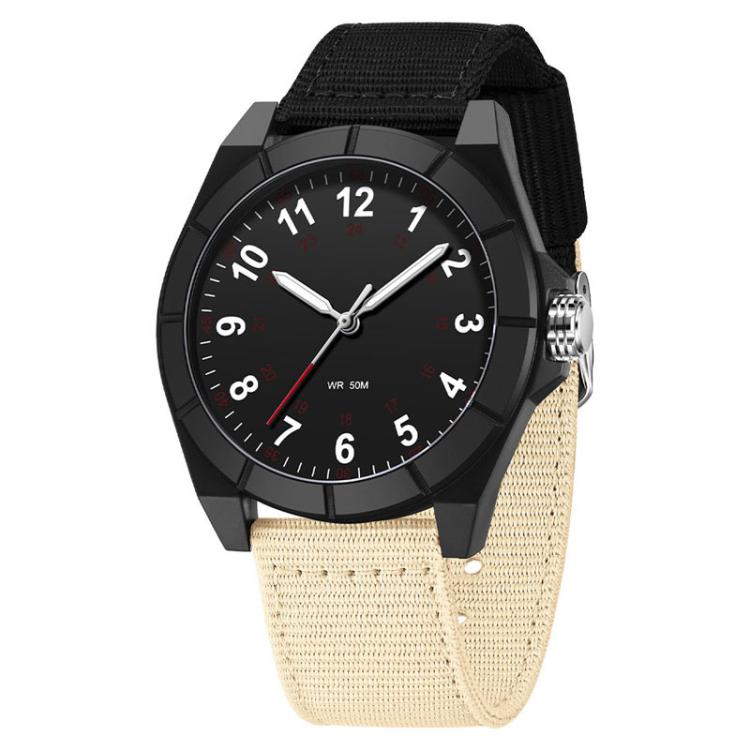 Orologio SANDA 6232 semplice, impermeabile fino a 5 ATM, con luminescenza e cinturino in nylon.