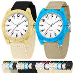 Orologio SANDA 6232 semplice, impermeabile fino a 5 ATM, con luminescenza e cinturino in nylon.