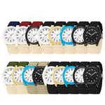 Orologio SANDA 6232 semplice, impermeabile fino a 5 ATM, con luminescenza e cinturino in nylon.