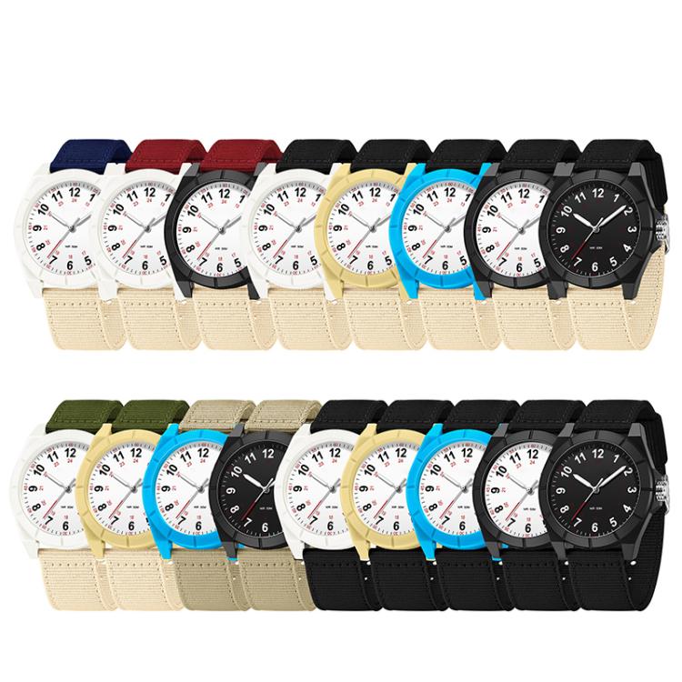 Orologio SANDA 6232 semplice, impermeabile fino a 5 ATM, con luminescenza e cinturino in nylon.