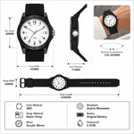 Orologio SANDA 6232 semplice, impermeabile fino a 5 ATM, con luminescenza e cinturino in nylon.
