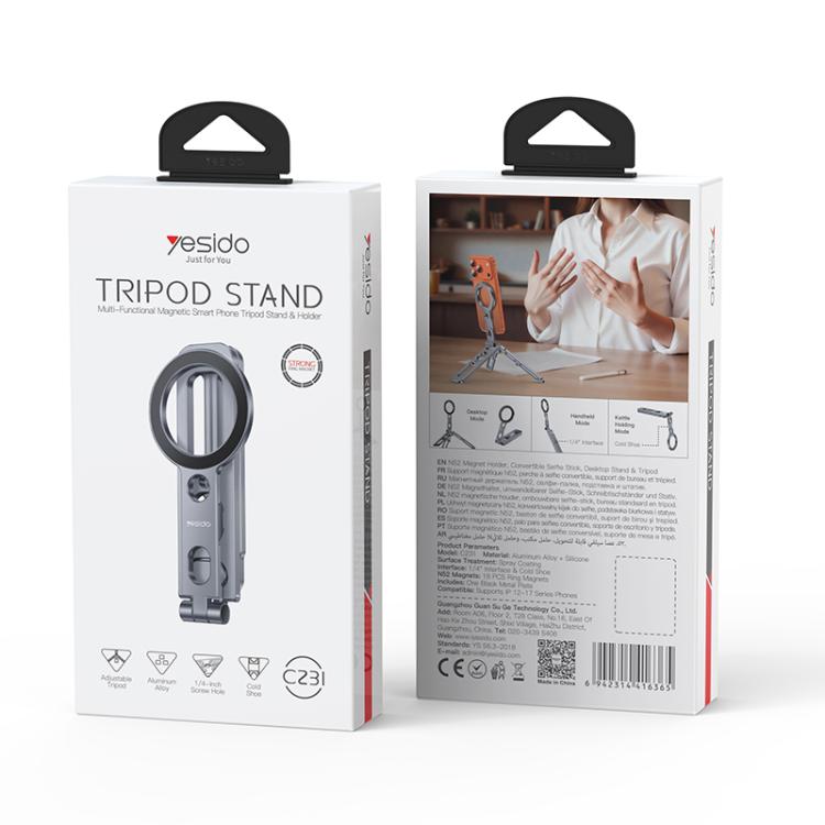 Supporto magnetico da tavolo pieghevole Yesido C231