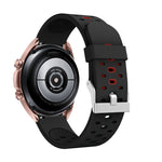 Per Samsung Galaxy Watch 3 41mm Cinturino di ricambio in silicone con tre fori di fila, For Samsung Galaxy Watch 3 41mm