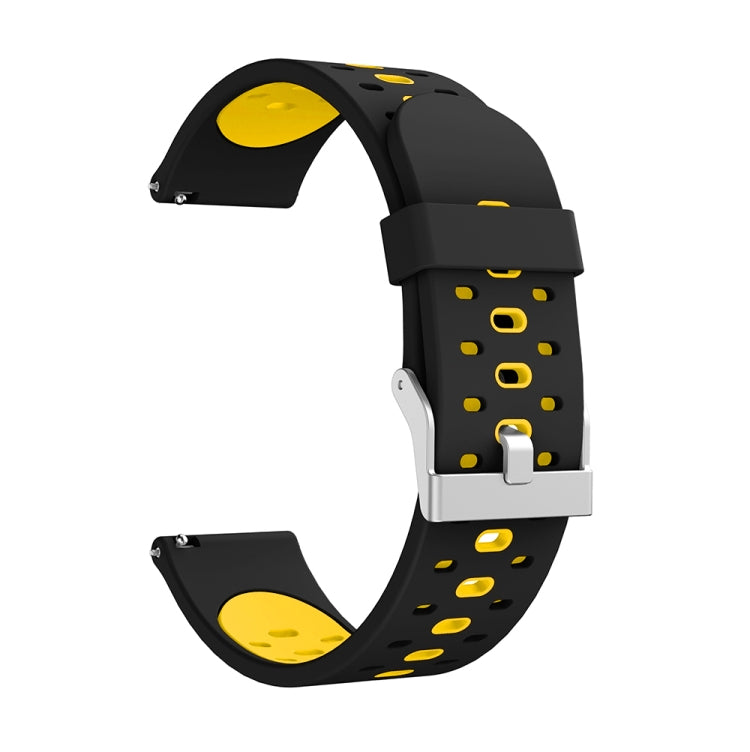 Per Samsung Galaxy Watch 3 41mm Cinturino di ricambio in silicone con tre fori di fila, For Samsung Galaxy Watch 3 41mm
