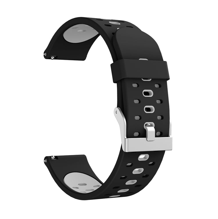 Per Samsung Galaxy Watch 3 41mm Cinturino di ricambio in silicone con tre fori di fila, For Samsung Galaxy Watch 3 41mm