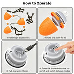 O20 Smart Automatic Pet Toy Ball Training Dog Training con luci, suoni e corda