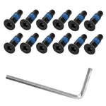Vite anteriore estesa con adesivo per monopattino elettrico Xiaomi Mijia M365 / No.9 Scooter MAX G30, 1 Screw, 4 Screws + Tools, 10 Screws + Tools, 12 Screws + 1 Hex Wrench