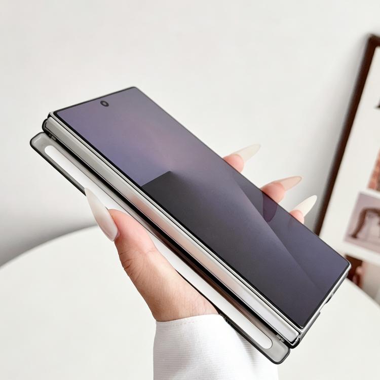 Custodia magnetica satinata per telefono con protezione per obiettivo e cornice, For Galaxy Z Fold8 Ultra 5G, For Galaxy Z Fold7 5G