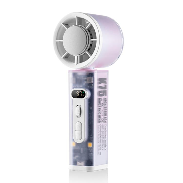 Ventilatore portatile auto-oscillante K75 con LED