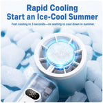 Ventilatore portatile auto-oscillante K75 con LED