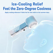 Ventilatore portatile auto-oscillante K75 con LED