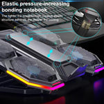 NUOXI F32 6-Level Height Adjustable RGB Laptop Cooler, With Semiconductor Cooling, Without Semiconductor Cooling