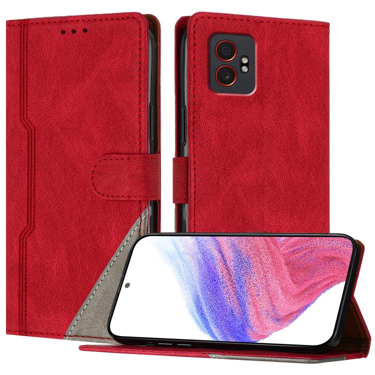 Custodia per telefono in ecopelle con fibbia in tinta, For Galaxy XCover7 Pro, For Galaxy XCover7