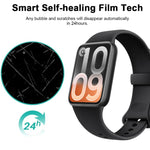 5 pezzi xDfind Pellicola protettiva in idrogel morbido a copertura totale per la parte anteriore, For Xiaomi Smart Band 10 Pro