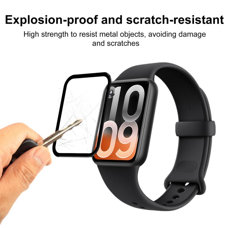 2 pellicole protettive morbide in materiale composito 3D curvo xDfind per lo schermo, For Xiaomi Smart Band 10 Pro