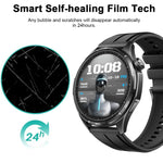 5 pezzi xDfind Pellicola protettiva in idrogel morbido a copertura totale per la parte anteriore, For Honor Watch 6 Plus