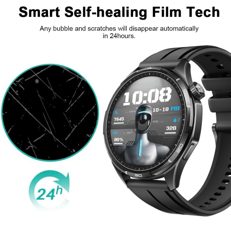 5 pezzi xDfind Pellicola protettiva in idrogel morbido a copertura totale per la parte anteriore, For Honor Watch 6 Plus