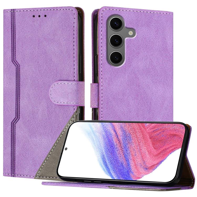 Custodia per telefono in ecopelle con fibbia in tinta, For Galaxy S26 FE 5G, For Galaxy S26+ 5G, For Galaxy S26 Edge 5G, For Galaxy S26 Ultra 5G