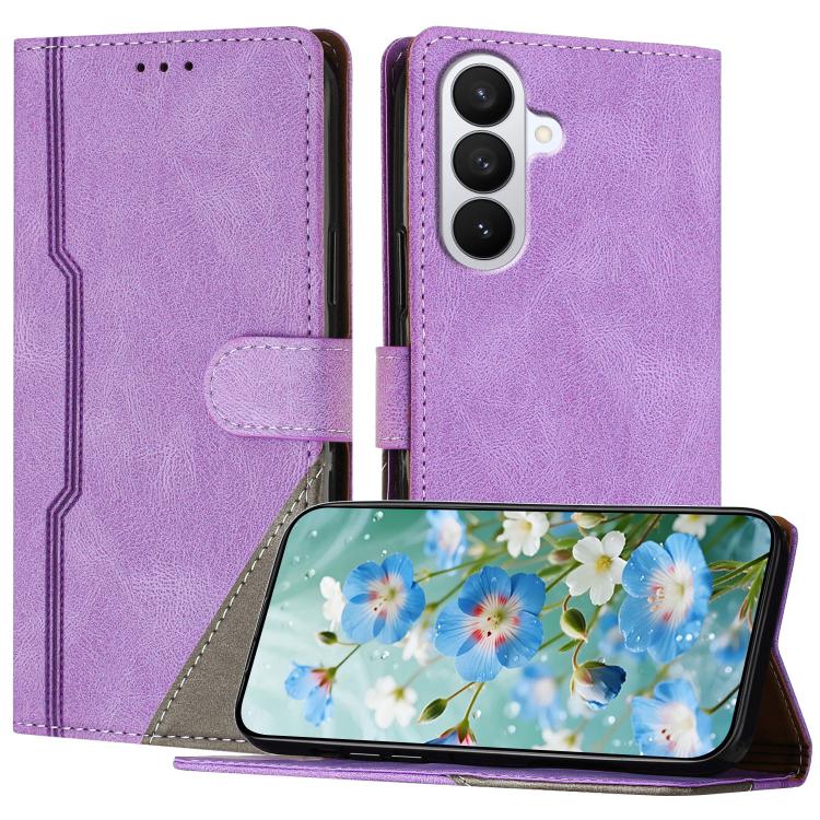 Custodia per telefono in ecopelle con fibbia in tinta, For Galaxy S26 5G, For Galaxy S25 FE 5G, For Galaxy S25 Edge 5G, For Galaxy S25 5G