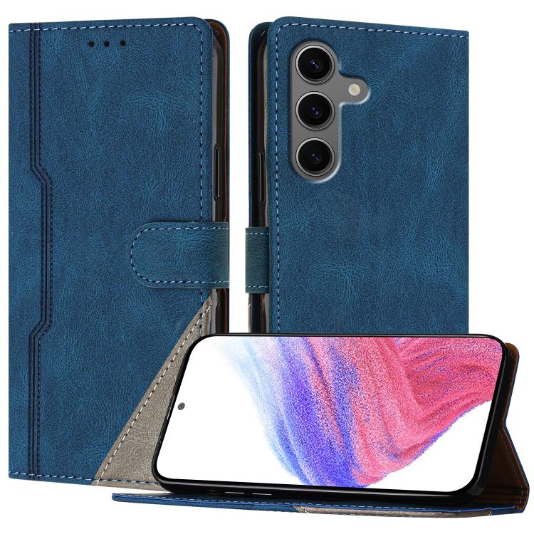 Custodia per telefono in ecopelle con fibbia in tinta, For Galaxy S25+ 5G, For Galaxy S25 Ultra 5G, For Galaxy S24 FE 5G, For Galaxy S24 Ultra 5G