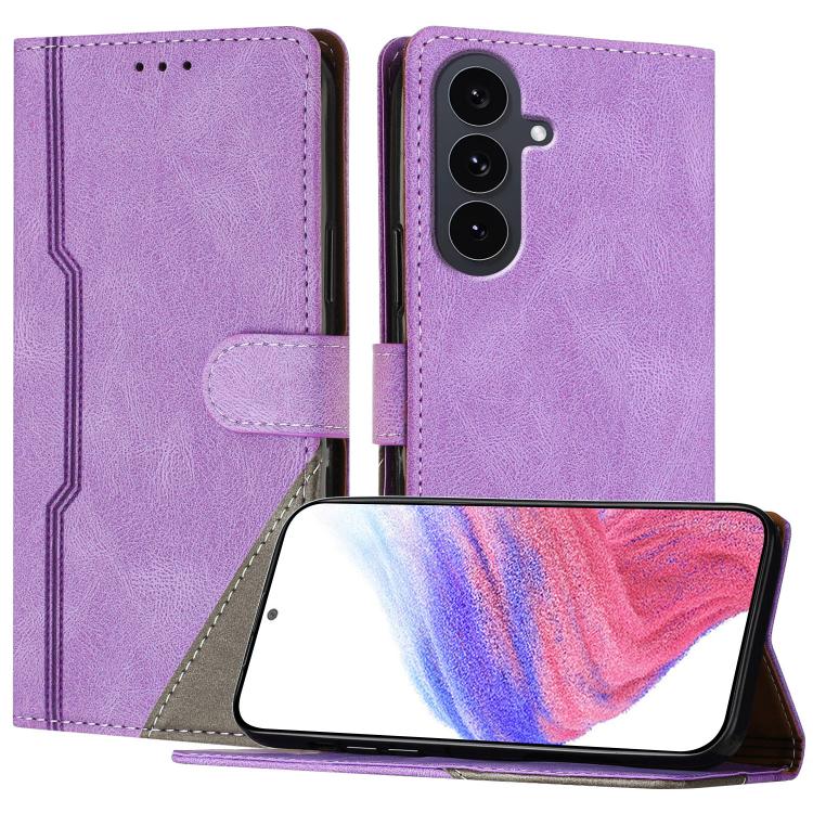 Custodia per telefono in ecopelle con fibbia in tinta, For Galaxy S26 5G, For Galaxy S25 FE 5G, For Galaxy S25 Edge 5G, For Galaxy S25 5G