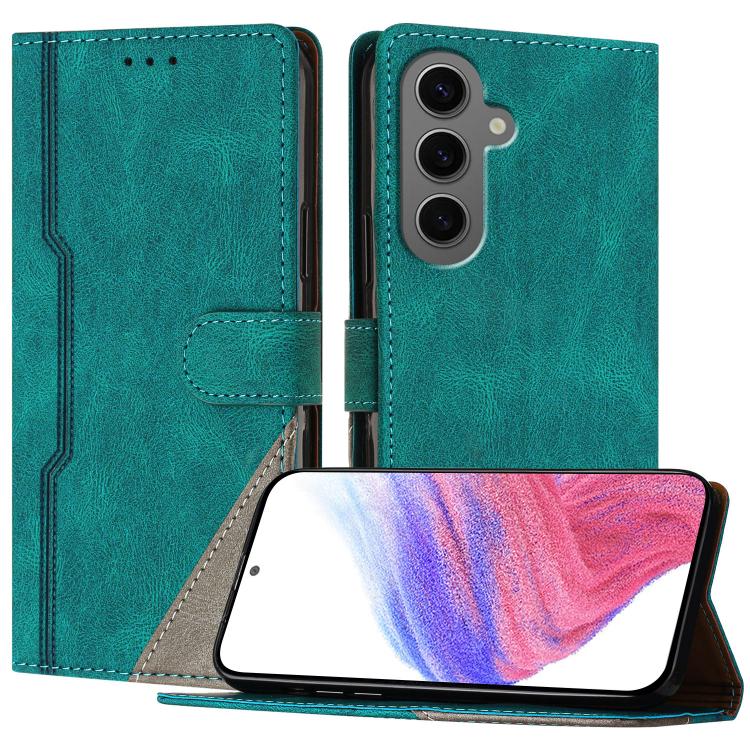 Custodia per telefono in ecopelle con fibbia in tinta, For Galaxy S24+ 5G, For Galaxy S24 5G, For Galaxy S23 FE 5G, For Galaxy S23 Ultra 5G