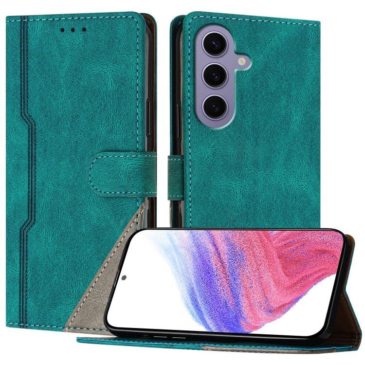Custodia per telefono in ecopelle con fibbia in tinta, For Galaxy S24+ 5G, For Galaxy S24 5G, For Galaxy S23 FE 5G, For Galaxy S23 Ultra 5G