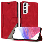 Custodia per telefono in ecopelle con fibbia in tinta, For Galaxy S22 5G, For Galaxy S21 FE 5G, For Galaxy S21 5G, For Galaxy S21+ 5G