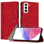 Custodia per telefono in ecopelle con fibbia in tinta, For Galaxy S22 5G, For Galaxy S21 FE 5G, For Galaxy S21 5G, For Galaxy S21+ 5G