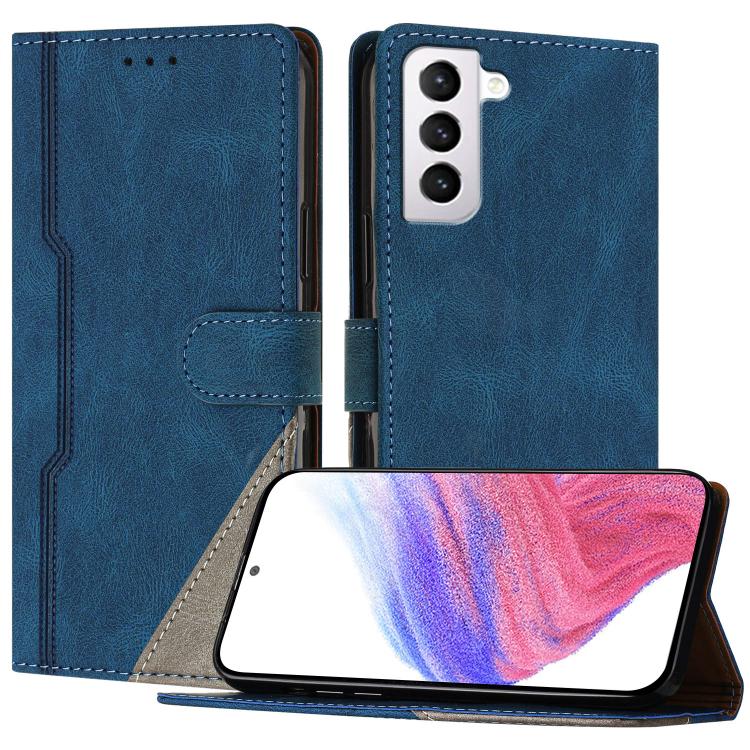 Custodia per telefono in ecopelle con fibbia in tinta, For Galaxy S22 5G, For Galaxy S21 FE 5G, For Galaxy S21 5G, For Galaxy S21+ 5G