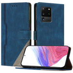 Custodia per telefono in ecopelle con fibbia in tinta, For Galaxy S21 Ultra 5G, For Galaxy S20 FE 5G, For Galaxy S20 Ultra, For Galaxy S20