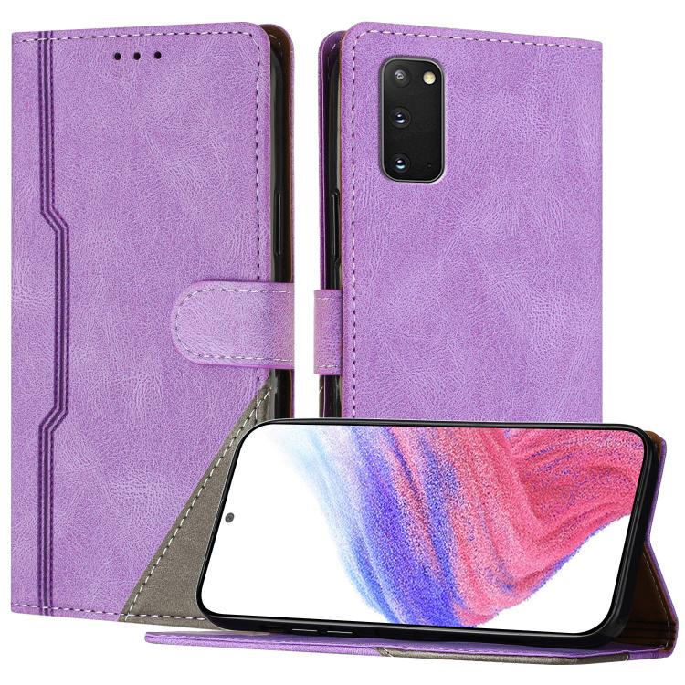 Custodia per telefono in ecopelle con fibbia in tinta, For Galaxy S21 Ultra 5G, For Galaxy S20 FE 5G, For Galaxy S20 Ultra, For Galaxy S20