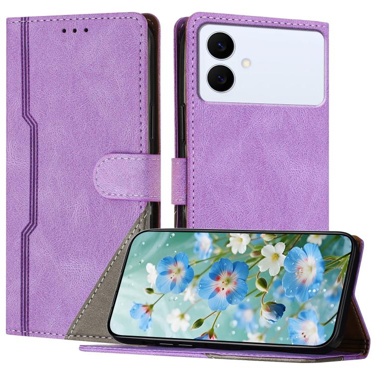 Custodia per telefono in ecopelle con fibbia in tinta, For Galaxy S26 FE 5G, For Galaxy S26+ 5G, For Galaxy S26 Edge 5G, For Galaxy S26 Ultra 5G