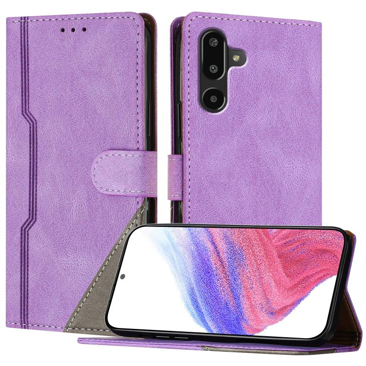 Custodia per telefono in ecopelle con fibbia in tinta, For Galaxy F16 5G, For Galaxy F06 5G